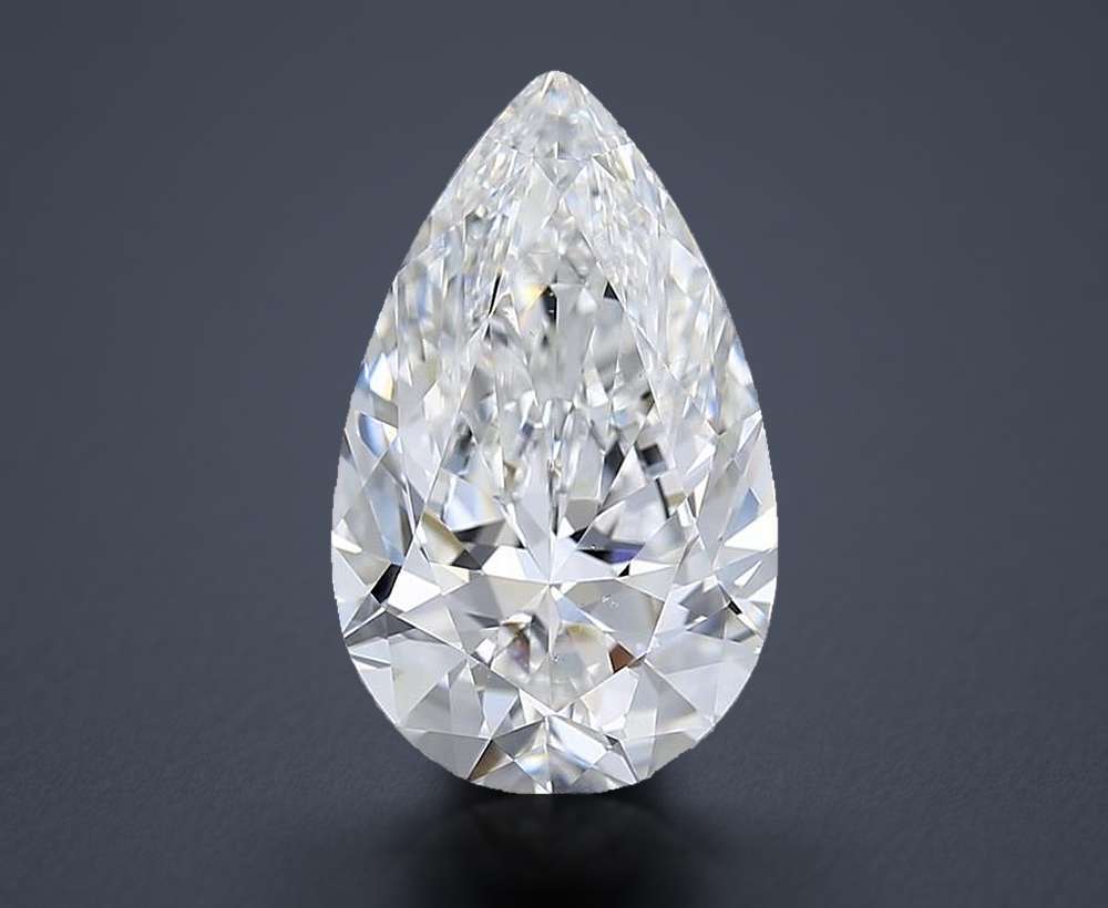 5.05 Carat Pear Natural Diamond