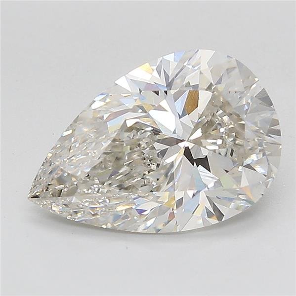 3.10ct H VS1 Rare Carat Ideal Cut Pear Lab Grown Diamond