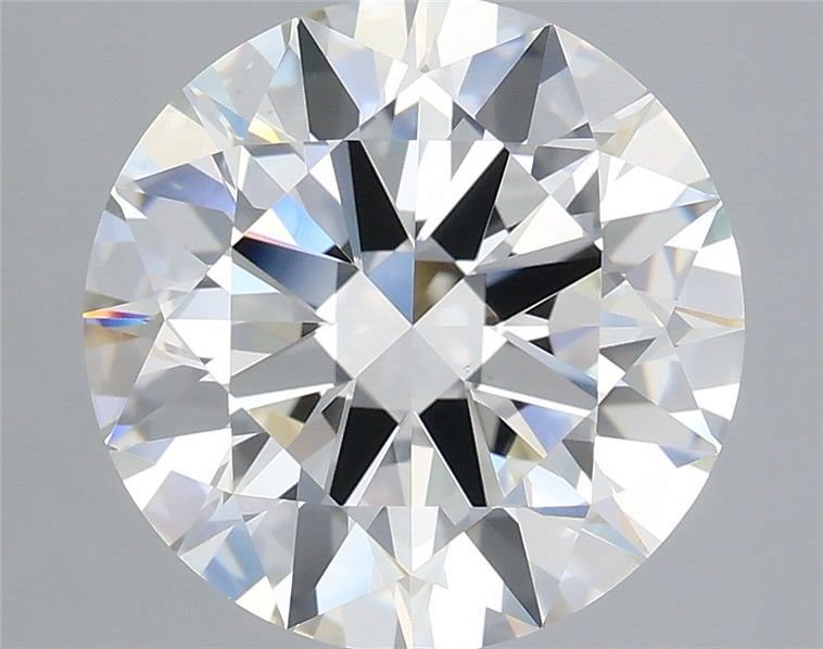 4.01ct J VS2 Rare Carat Ideal Cut Round Diamond