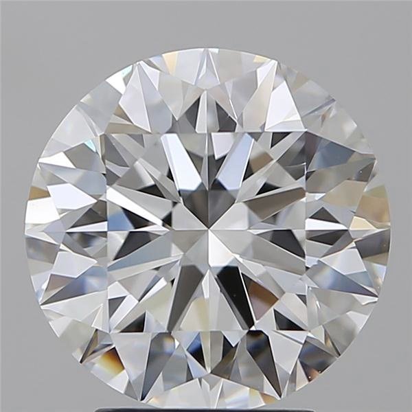 3.72ct E VVS2 Rare Carat Ideal Cut Round Diamond