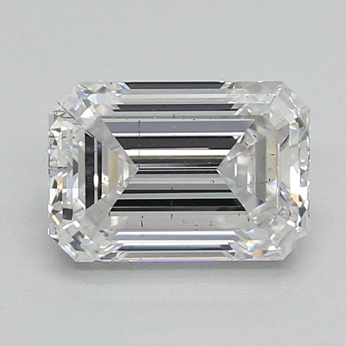 1.10ct D VS2 Excellent Cut Emerald Lab Grown Diamond