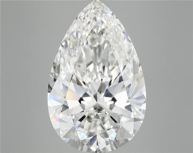 10.12ct F VVS2 Rare Carat Ideal Cut Pear Lab Grown Diamond