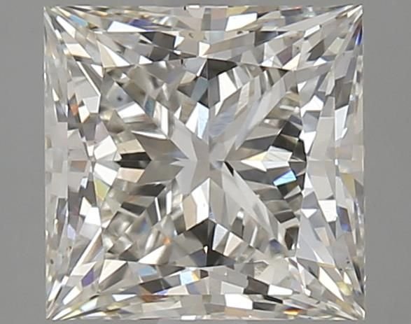 2.63ct H VS2 Rare Carat Ideal Cut Princess Lab Grown Diamond