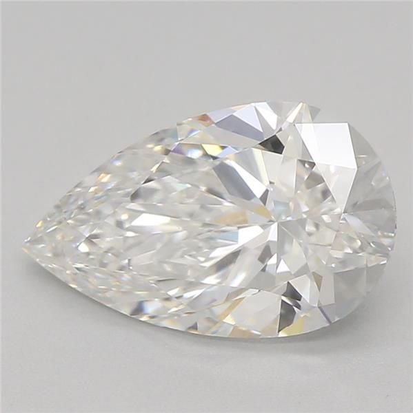 1.33ct F VVS1 Rare Carat Ideal Cut Pear Lab Grown Diamond