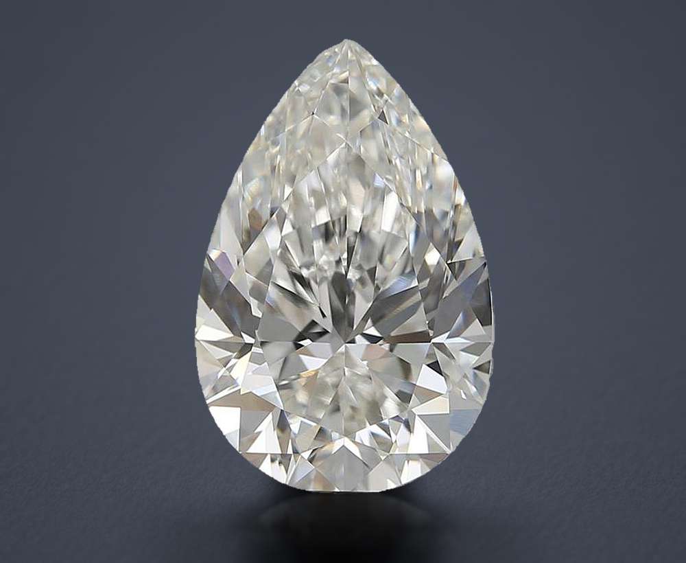 3.55 Carat Pear Lab Diamond