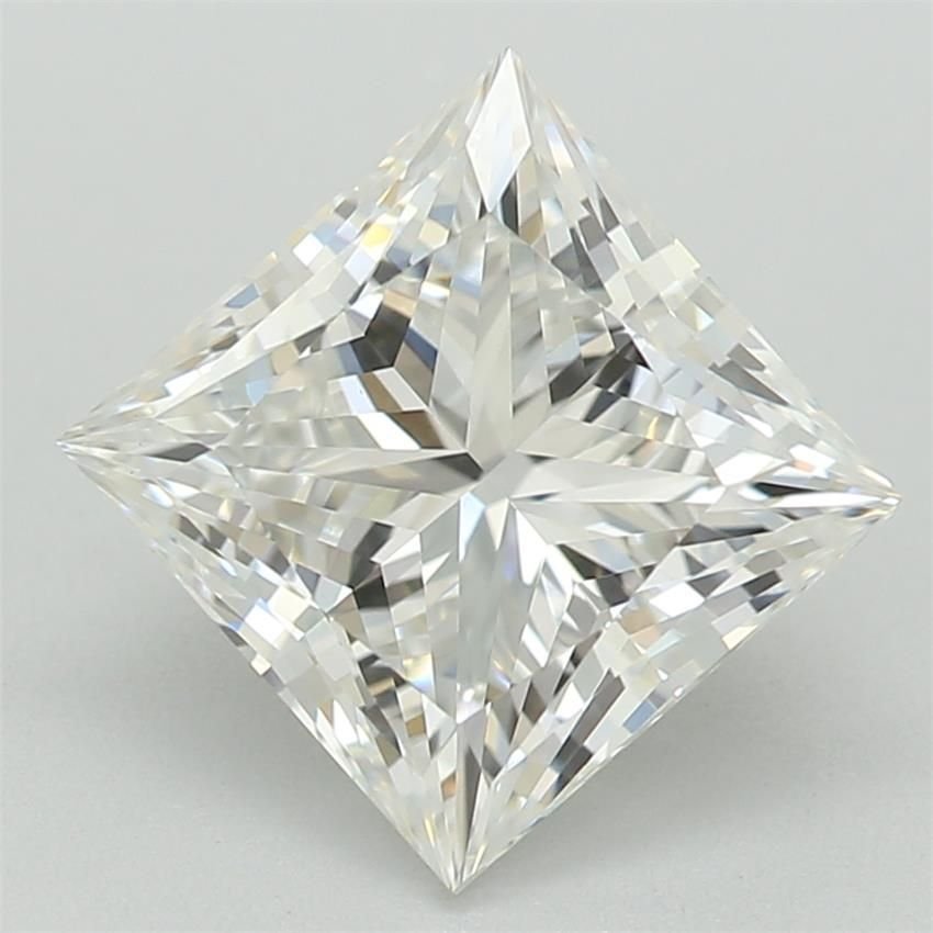 1.54ct E VVS2 Rare Carat Ideal Cut Princess Lab Grown Diamond