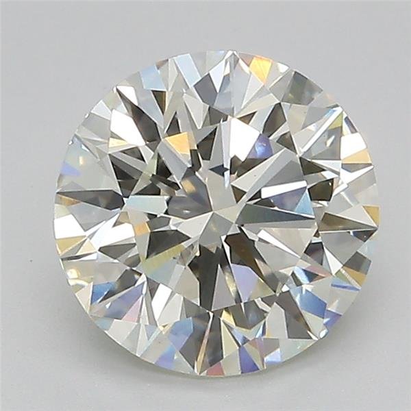 2.38ct J VS1 Rare Carat Ideal Cut Round Lab Grown Diamond