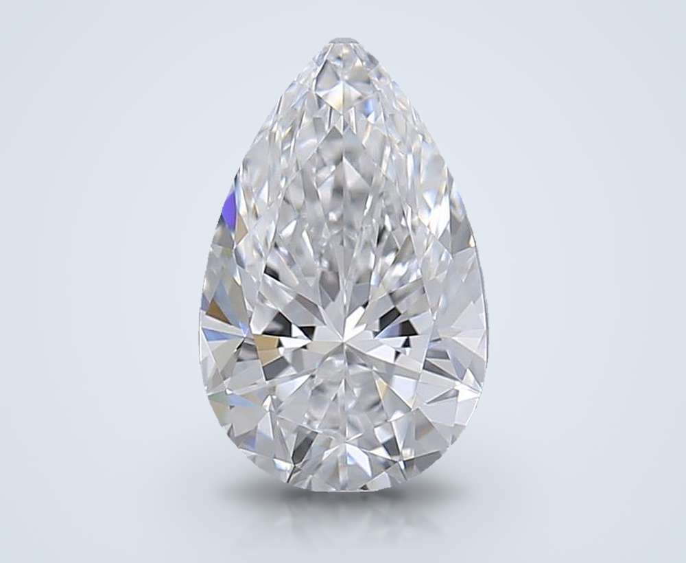 1.00 Carat Pear Lab Diamond