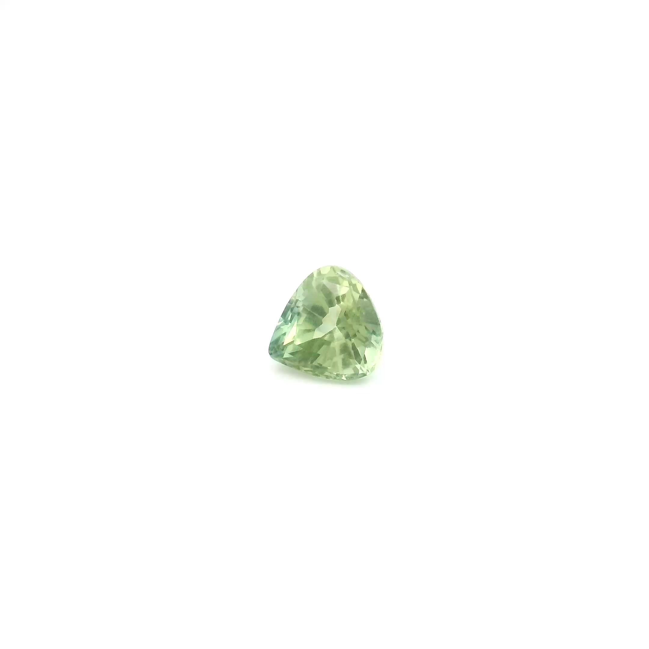 0.50 Carat Light Green Pear Sapphire