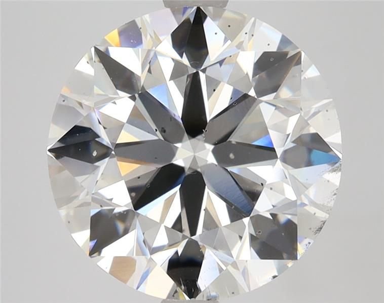 5.01ct F SI1 Rare Carat Ideal Cut Round Lab Grown Diamond