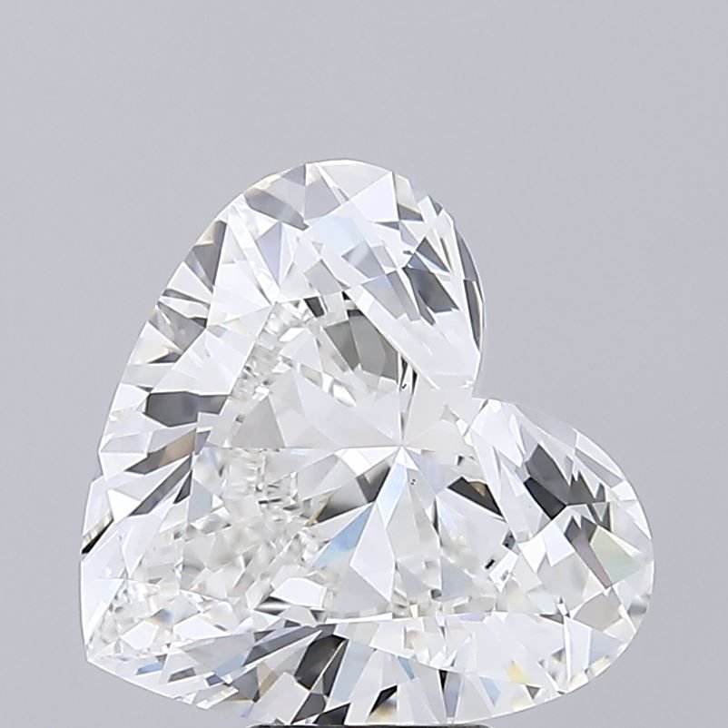 8.01ct F VS1 Rare Carat Ideal Cut Heart Lab Grown Diamond