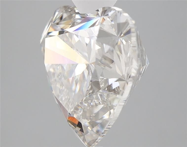 4.53ct H VS2 Rare Carat Ideal Cut Heart Lab Grown Diamond