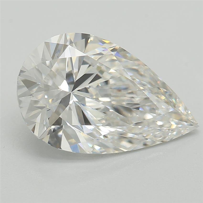1.58ct E VVS2 Rare Carat Ideal Cut Pear Lab Grown Diamond