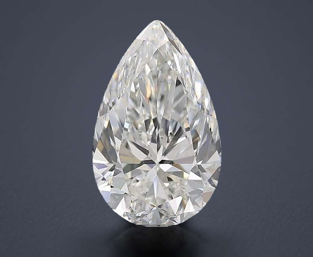 6.02 Carat Pear Natural Diamond