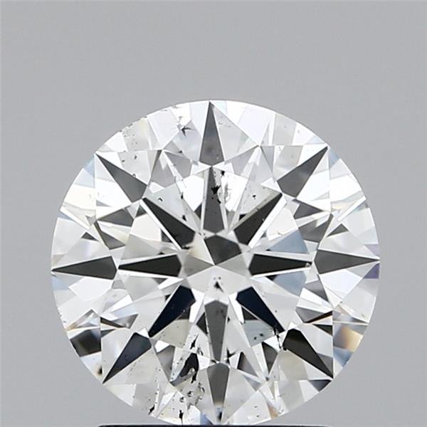 2.04ct H SI2 Rare Carat Ideal Cut Round Diamond