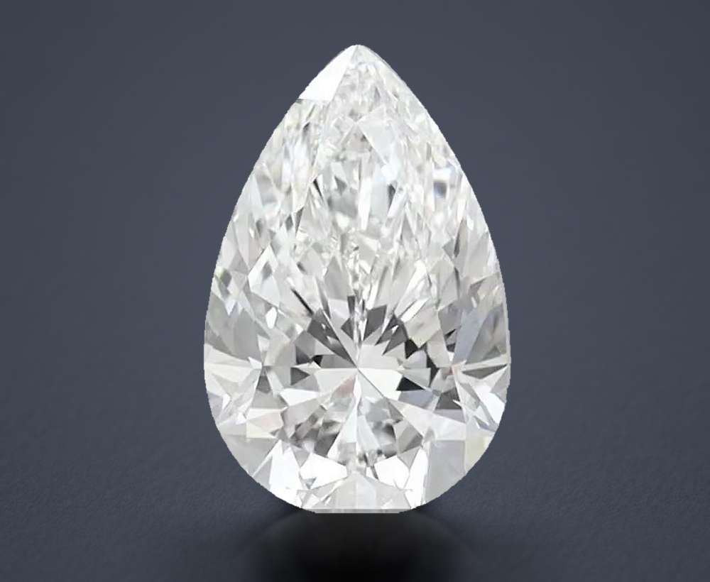 1.36 Carat Pear Lab Diamond