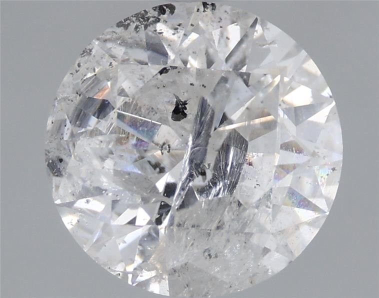 2.03ct E SI2 Rare Carat Ideal Cut Round Diamond
