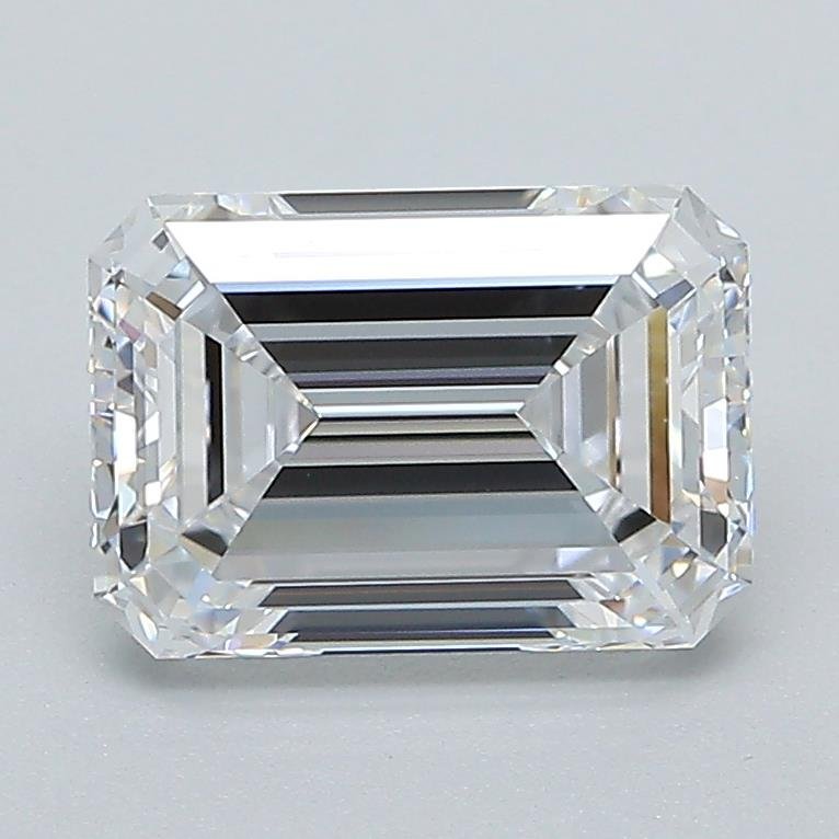 2.03ct D VS1 Excellent Cut Emerald Lab Grown Diamond
