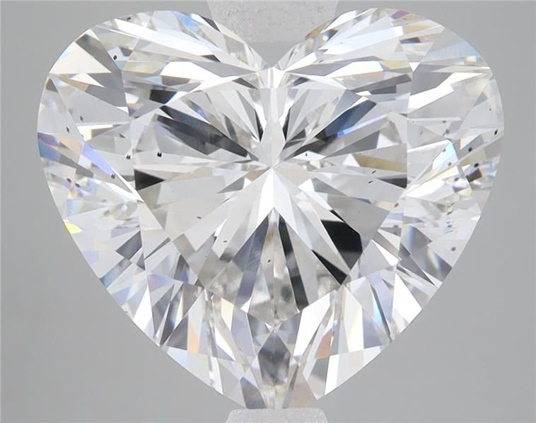 8.39ct F SI1 Rare Carat Ideal Cut Heart Lab Grown Diamond