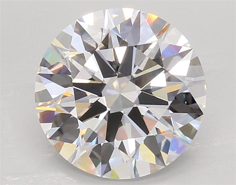 3.01ct D VS1 Rare Carat Ideal Cut Round Lab Grown Diamond