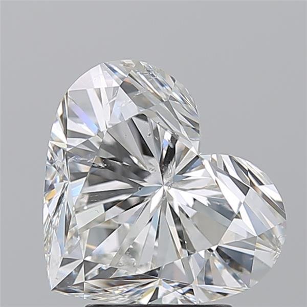 3.51ct H SI2 Rare Carat Ideal Cut Heart Diamond