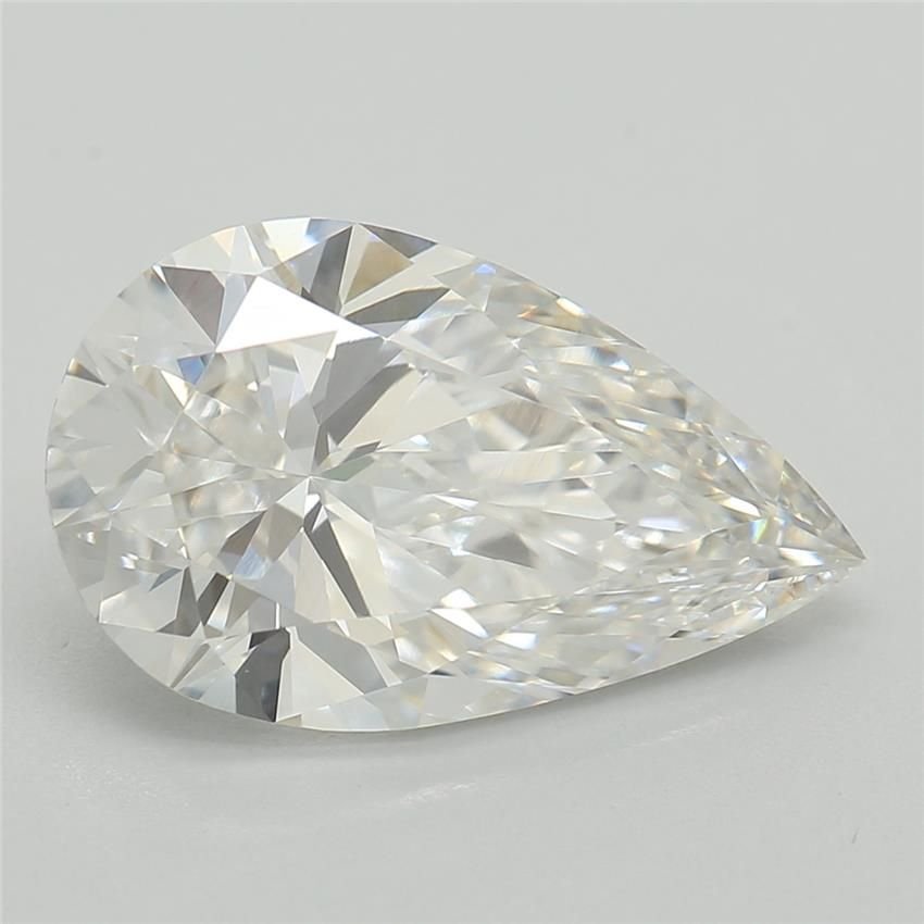 2.09ct E VVS2 Rare Carat Ideal Cut Pear Lab Grown Diamond