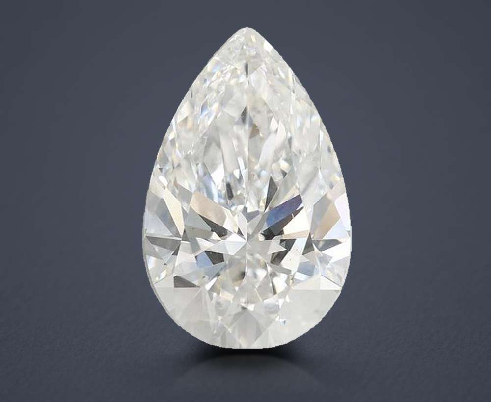 5.02 Carat Pear Lab Diamond