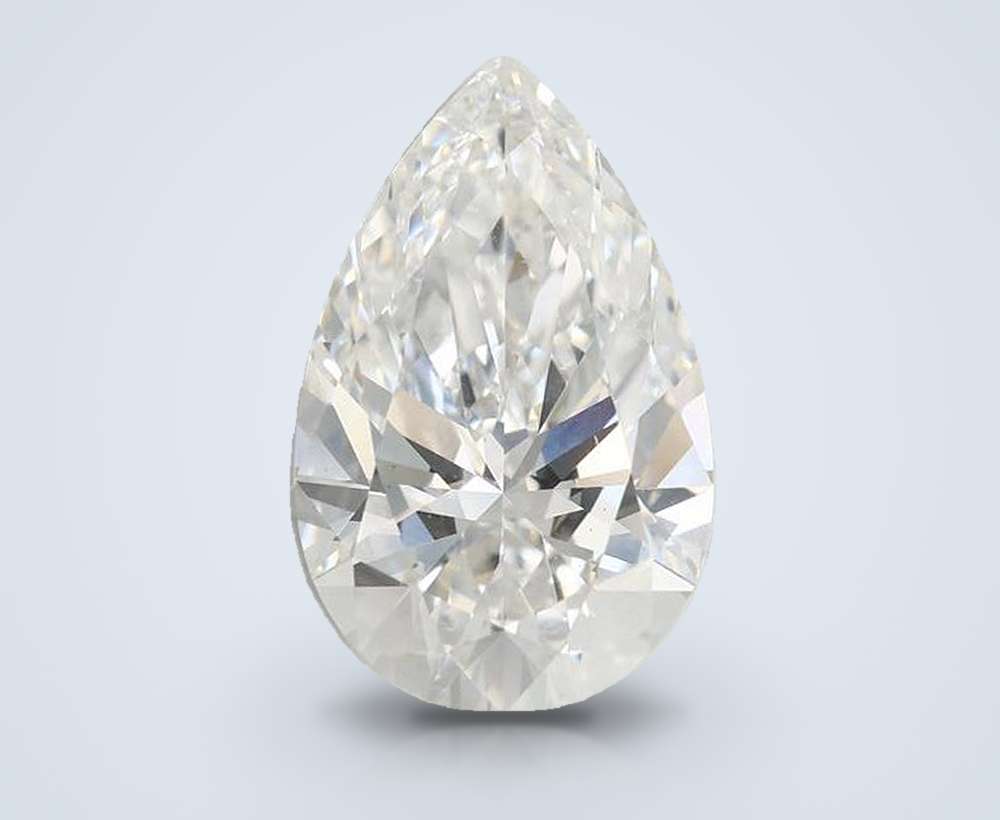 5.02 Carat Pear Lab Diamond