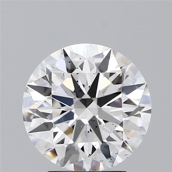 2.59ct F SI1 Rare Carat Ideal Cut Round Lab Grown Diamond