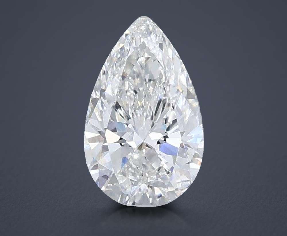 0.63 Carat Pear Lab Diamond