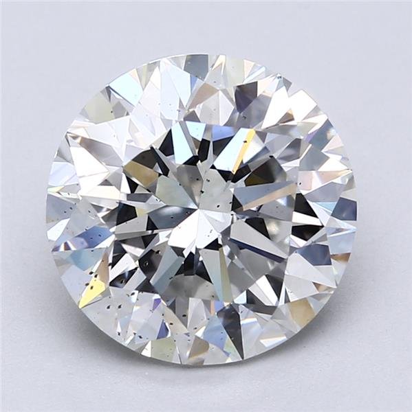 5.01ct F SI1 Excellent Cut Round Lab Grown Diamond