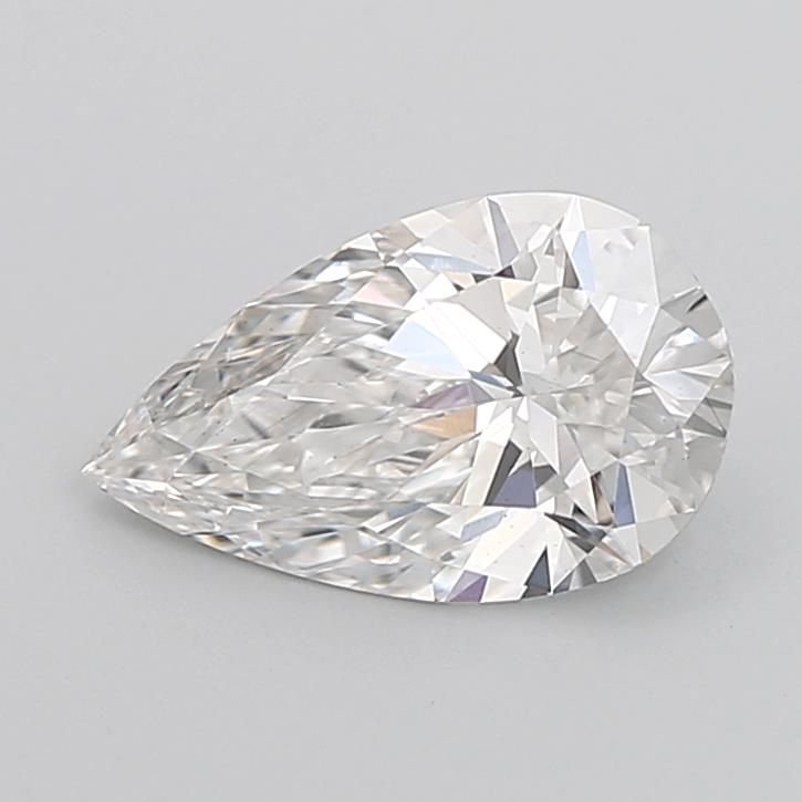 2.09ct F VS2 Rare Carat Ideal Cut Pear Lab Grown Diamond