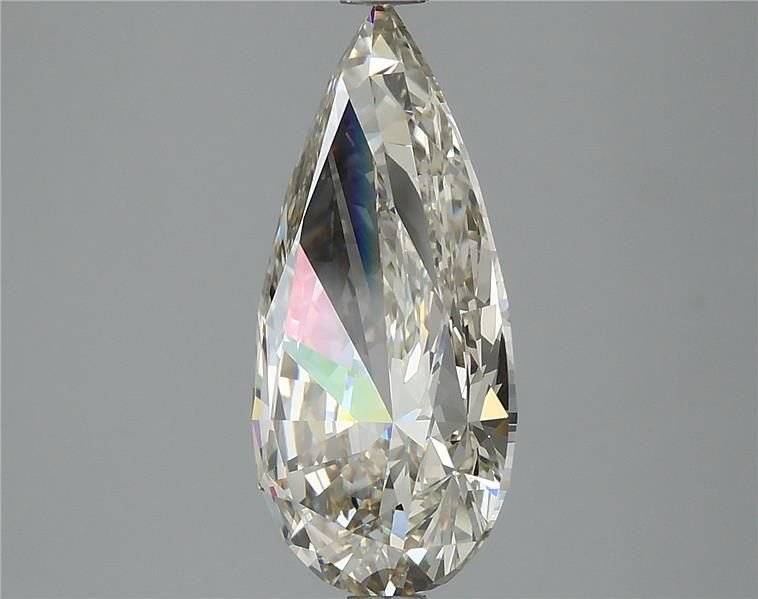 4.28ct J VS1 Rare Carat Ideal Cut Pear Lab Grown Diamond