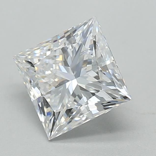 1.01ct D VVS2 Rare Carat Ideal Cut Princess Lab Grown Diamond