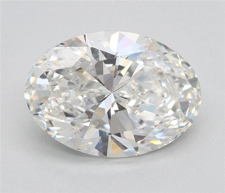 1.74ct F VS2 Rare Carat Ideal Cut Oval Lab Grown Diamond