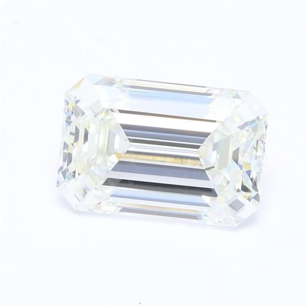 6.08ct F VS1 Very Good Cut Emerald Lab Grown Diamond