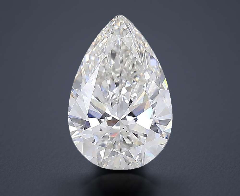 7.04 Carat Pear Lab Diamond