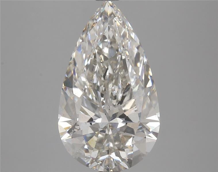 4.09ct H VS2 Rare Carat Ideal Cut Pear Lab Grown Diamond