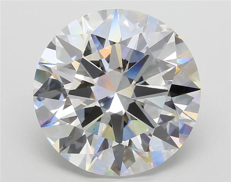 7.10ct F VS2 Rare Carat Ideal Cut Round Lab Grown Diamond