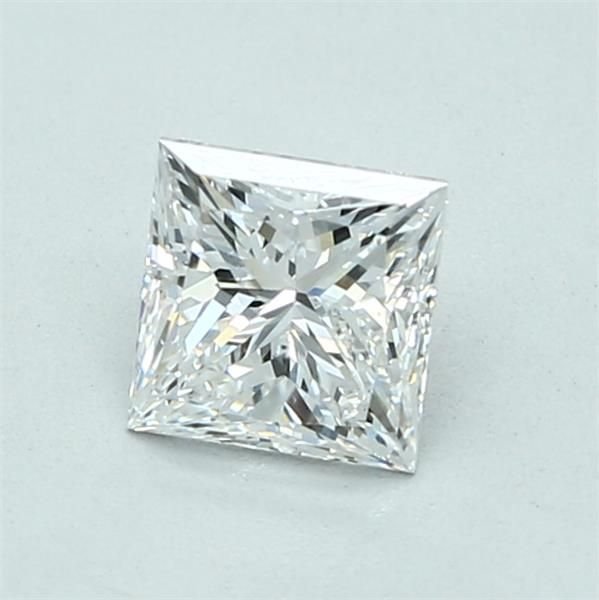 0.92ct E SI2 Rare Carat Ideal Cut Princess Diamond