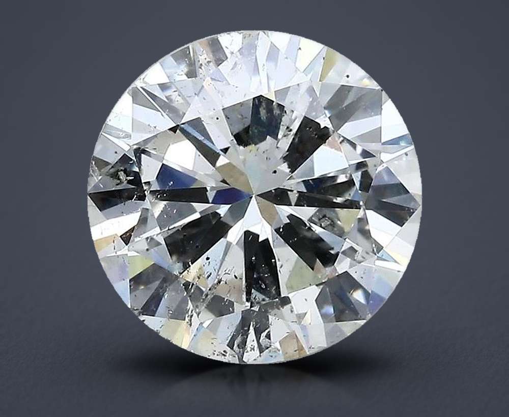 3.20 Carat Round Natural Diamond