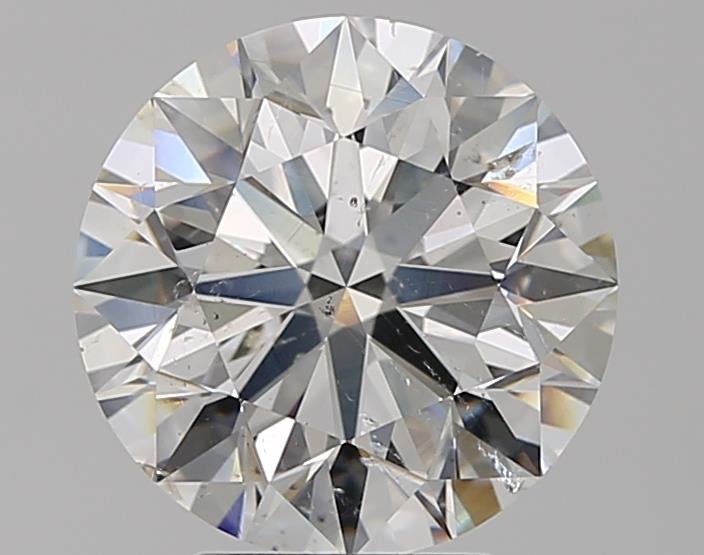 3.52ct H SI2 Excellent Cut Round Diamond