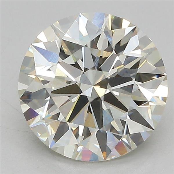 3.02ct J VS1 Rare Carat Ideal Cut Round Lab Grown Diamond