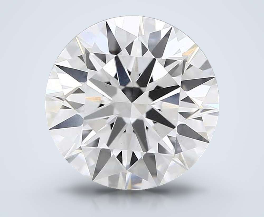 4.58 Carat Round Lab Diamond