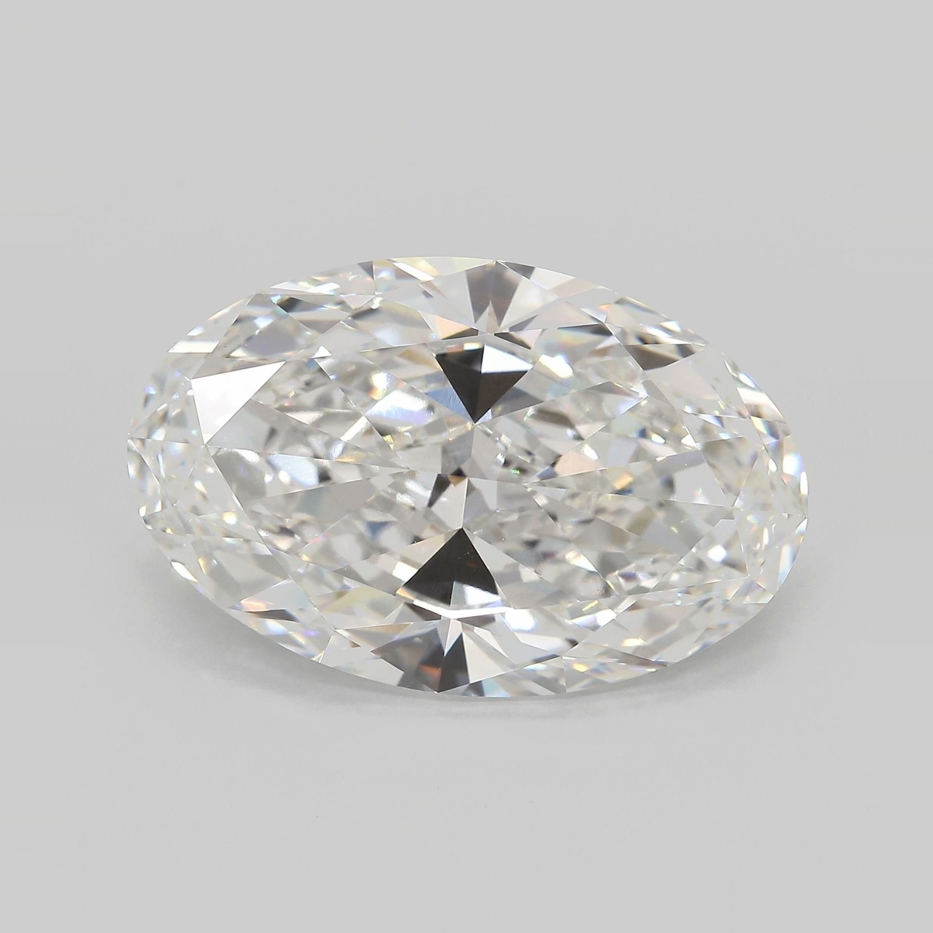 16.57ct F VVS2 Very Good Cut Oval Lab Grown Diamond