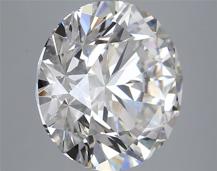 5.43ct H VS2 Excellent Cut Round Lab Grown Diamond