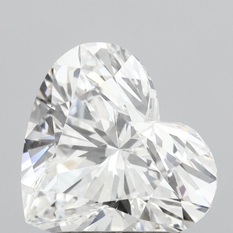 2.00ct E VVS2 Rare Carat Ideal Cut Heart Lab Grown Diamond