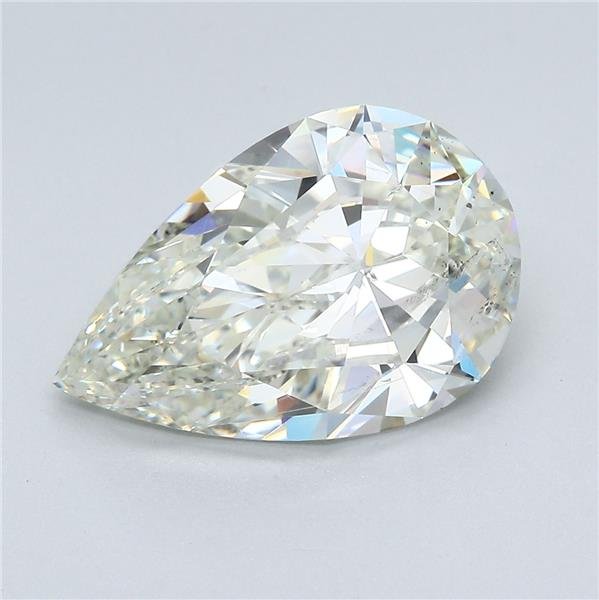 5.03ct K SI2 Very Good Cut Pear Diamond