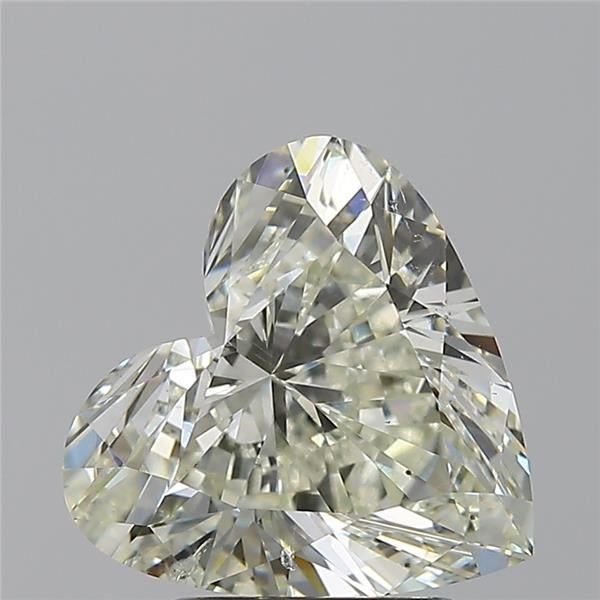 2.51ct J SI1 Rare Carat Ideal Cut Heart Diamond