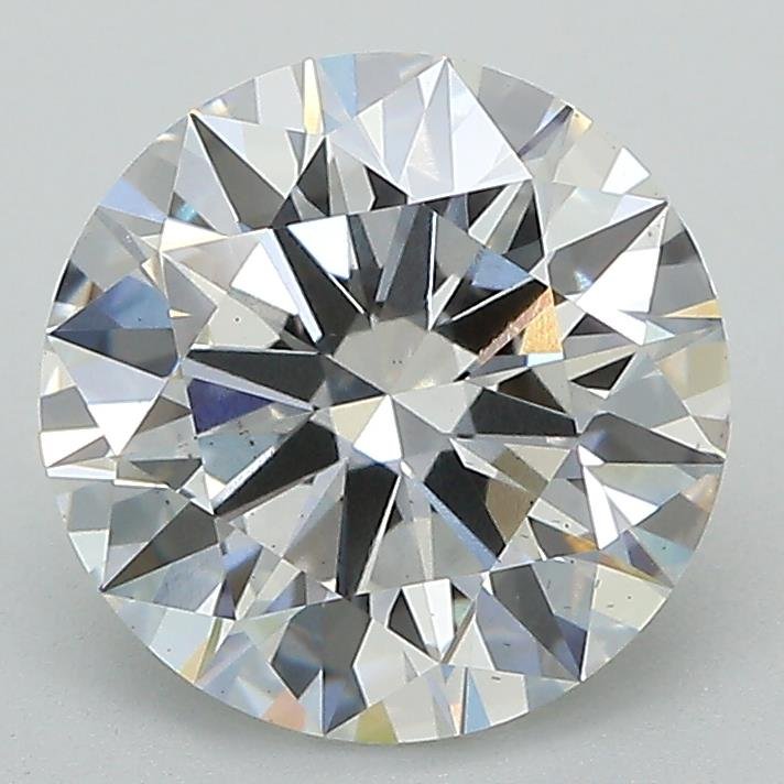 2.60ct E VS2 Rare Carat Ideal Cut Round Lab Grown Diamond